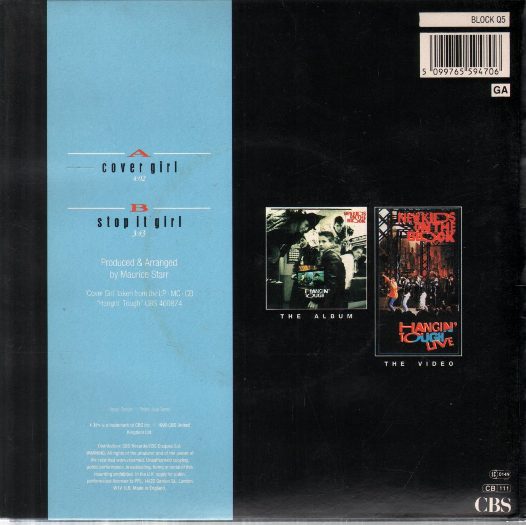 New Kids On The Block - Cover Girl - 7 Inch