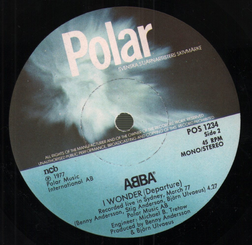 ABBA - Name Of The Game - 7 Inch