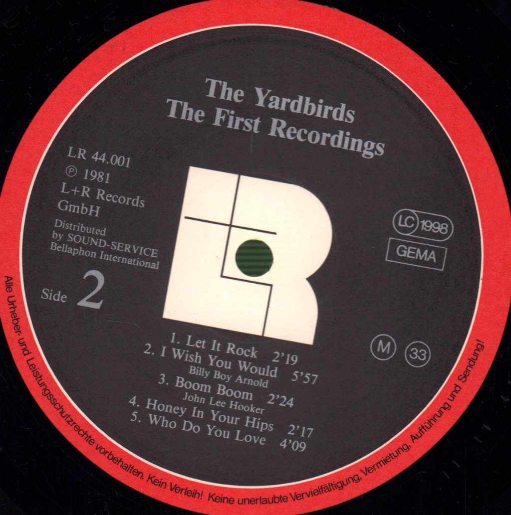 Yardbirds - London 1963 - The First Recordings! - Lp