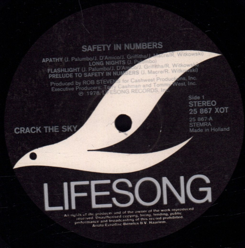 Crack The Sky - Safety In Numbers - Lp