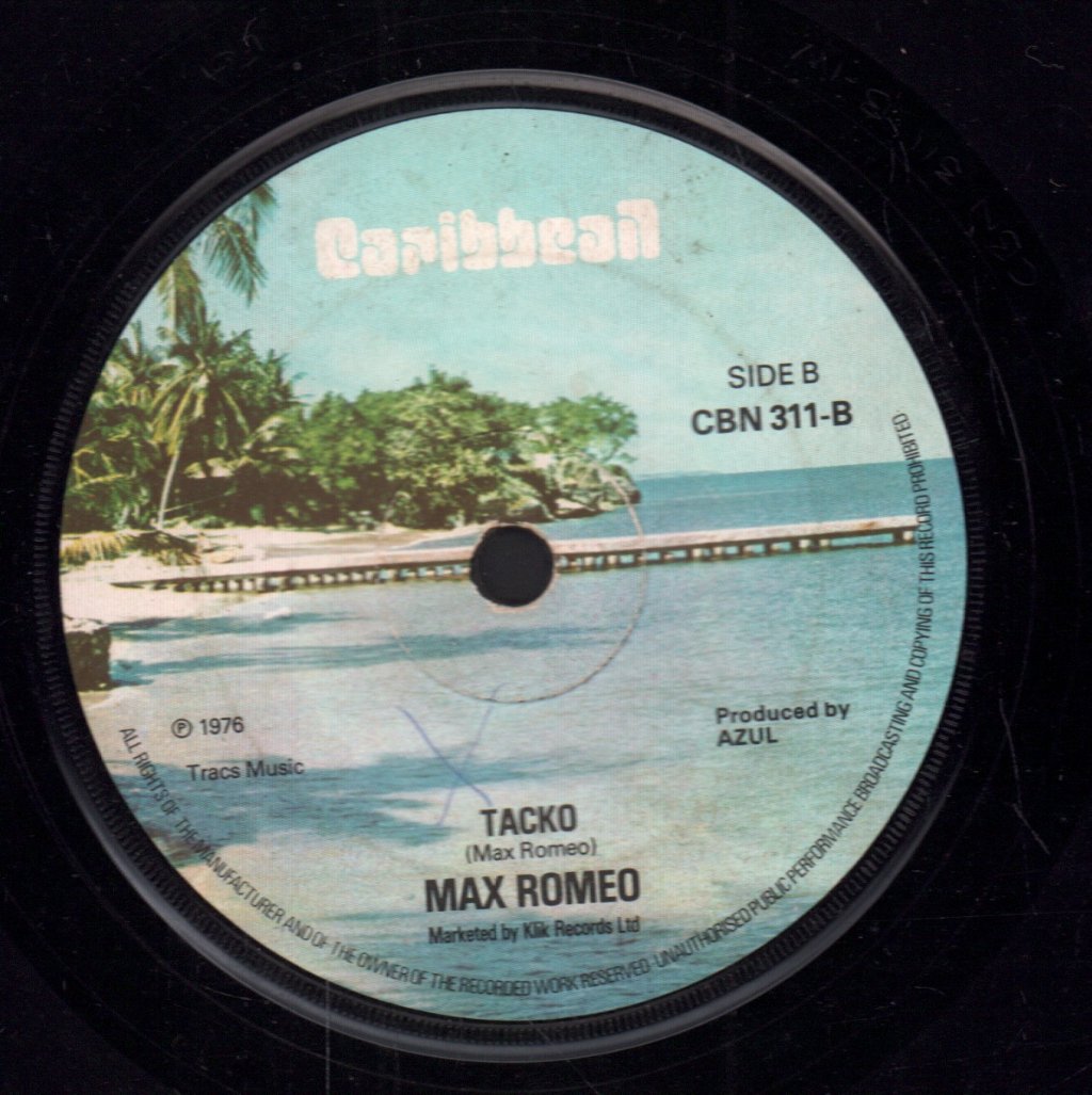 Max Romeo - Heads A Go Roll / Tacko - 7 Inch