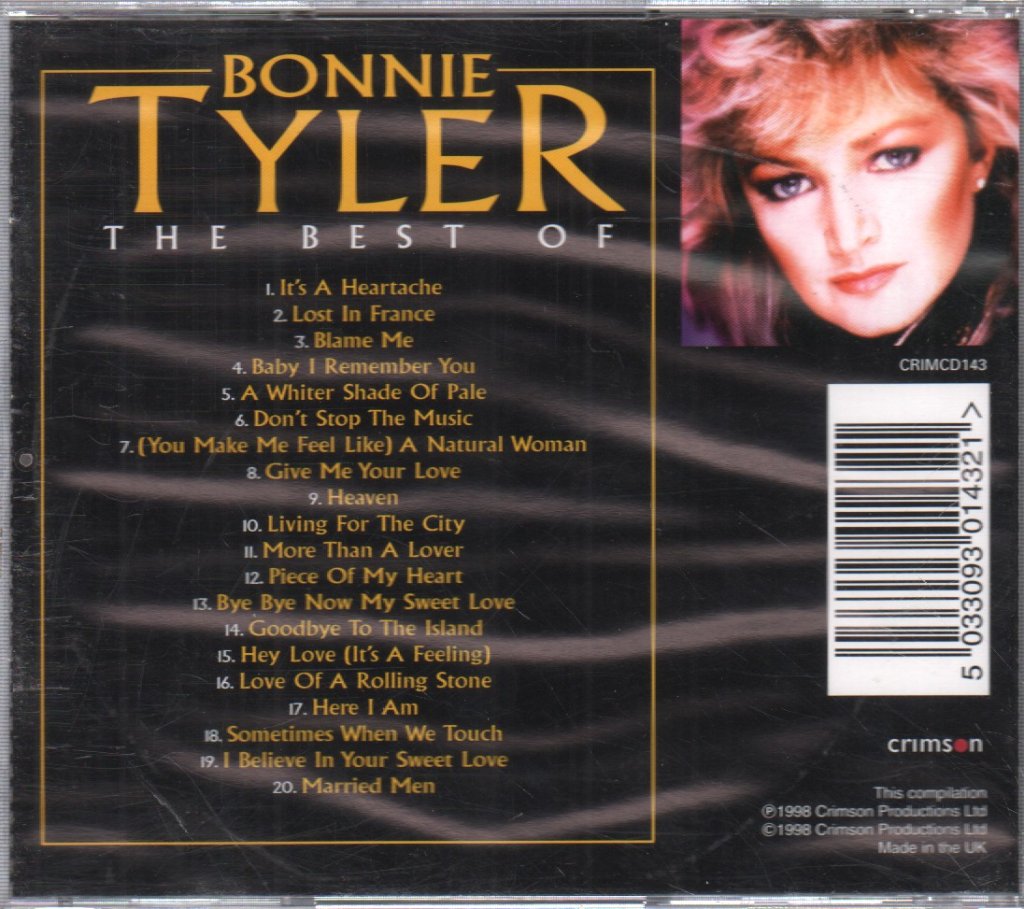 Bonnie Tyler - Best Of Bonnie Tyler - Cd