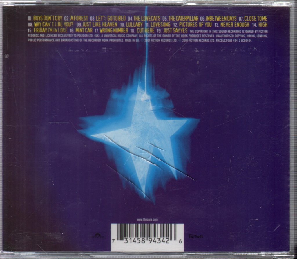 Cure - Greatest Hits - Cd