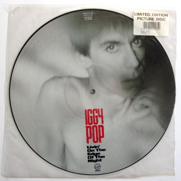 Iggy Pop - Livin' On The Edge Of The Night - 12 Inch