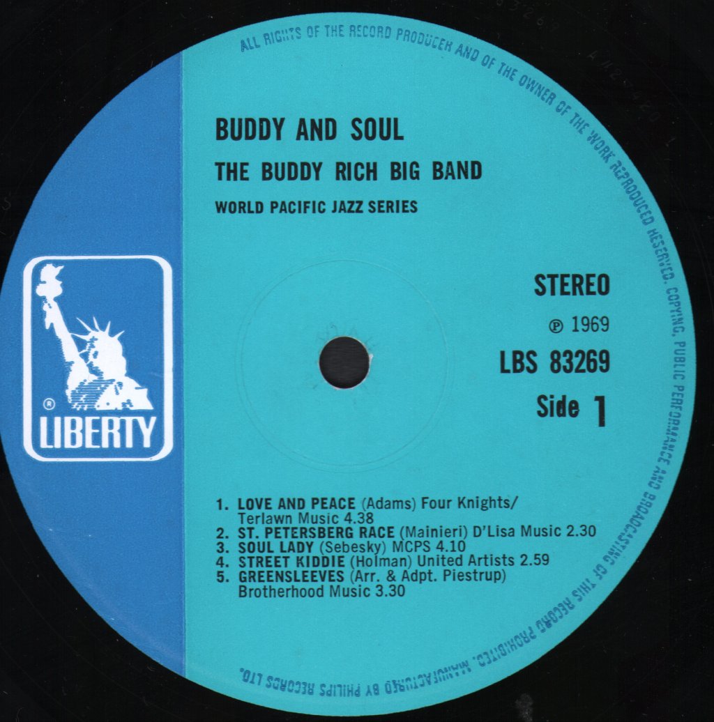 Buddy Rich Big Band - Buddy and Soul - Lp