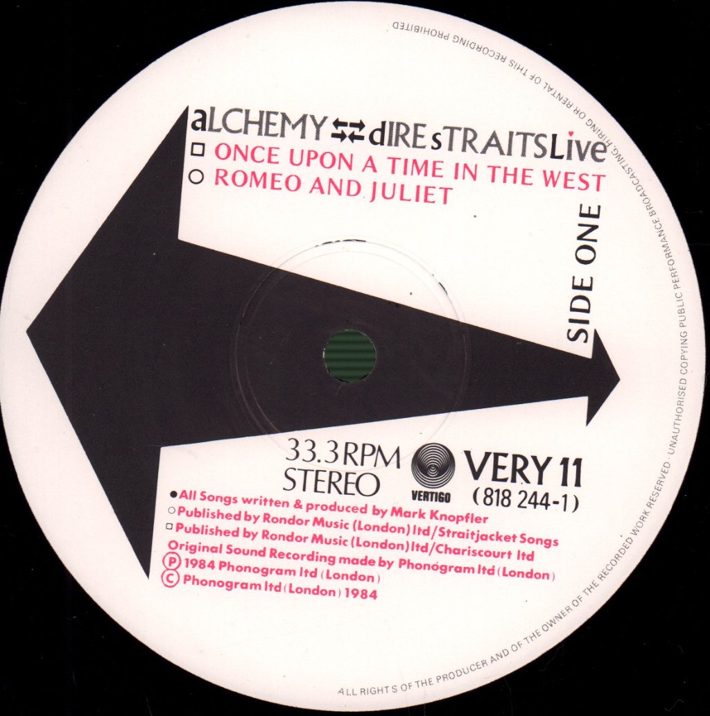Dire Straits - Alchemy - Double Lp