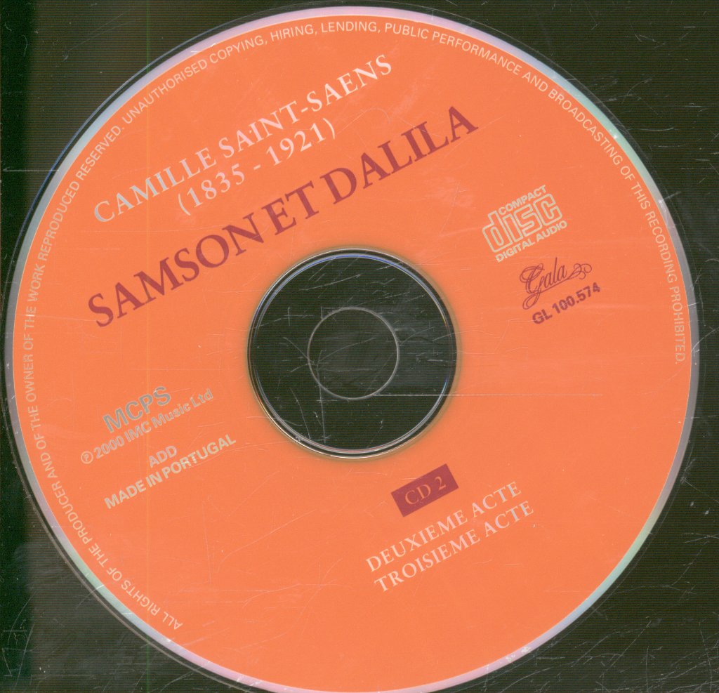Groot Omroepkoor Orkest, Jean Fournet - Samson Et Delila - Double Cd