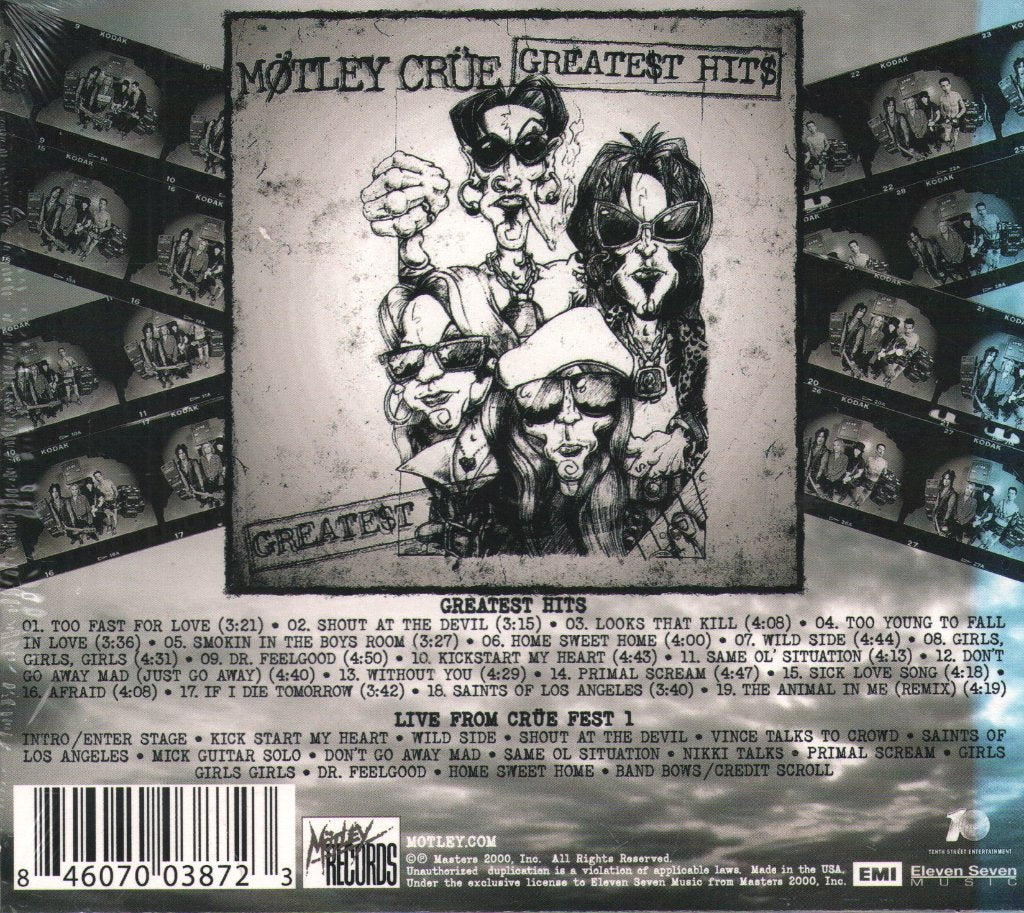 Mötley Crüe - Greatest Hits (Europe) - Cd/Dvd