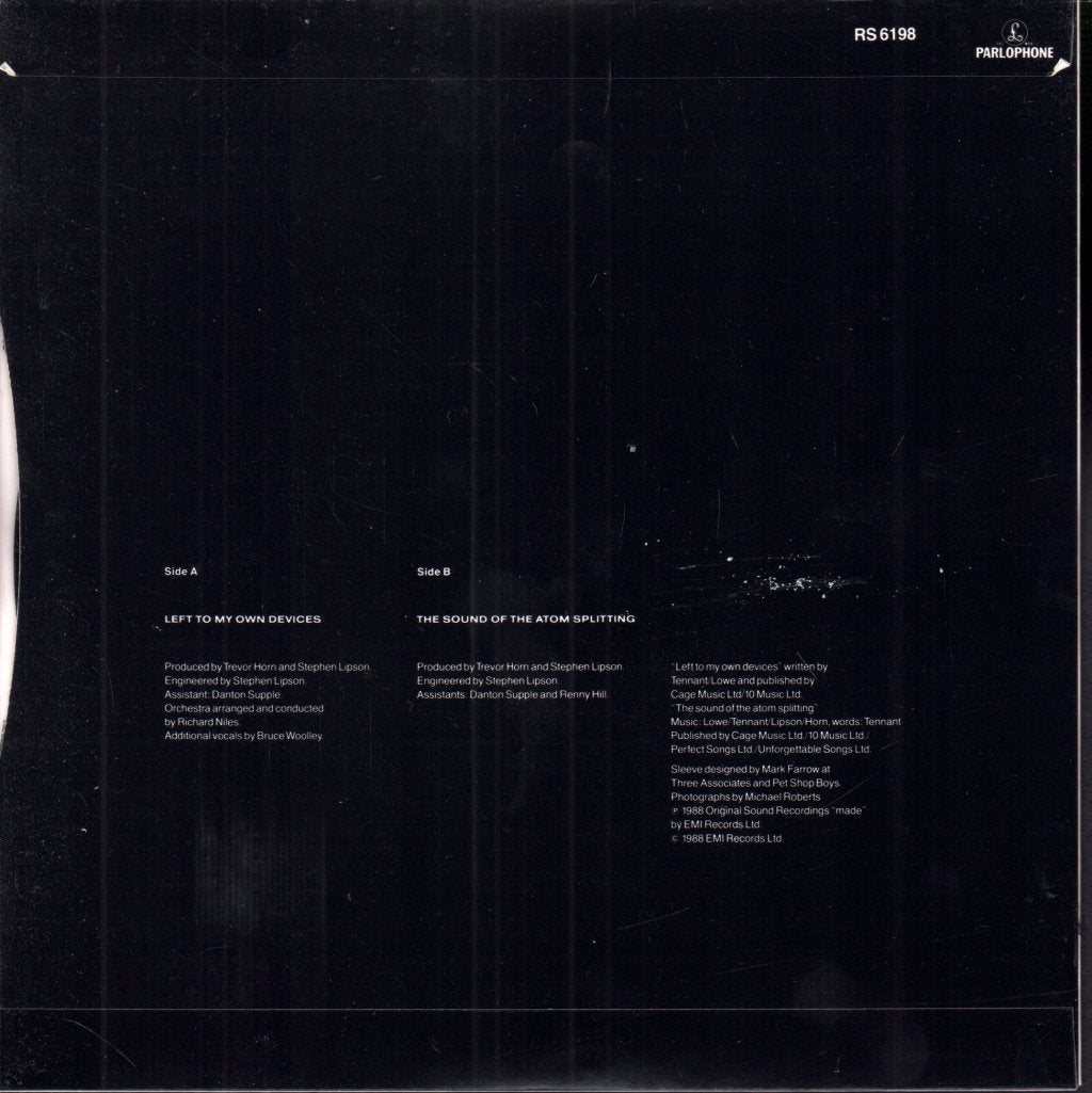 Pet Shop Boys - Left To My Own Devices - 7 Inch