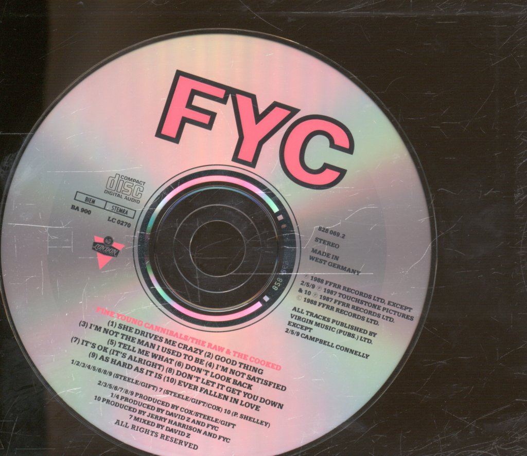 Fine Young Cannibals - Raw & The Cooked - Cd