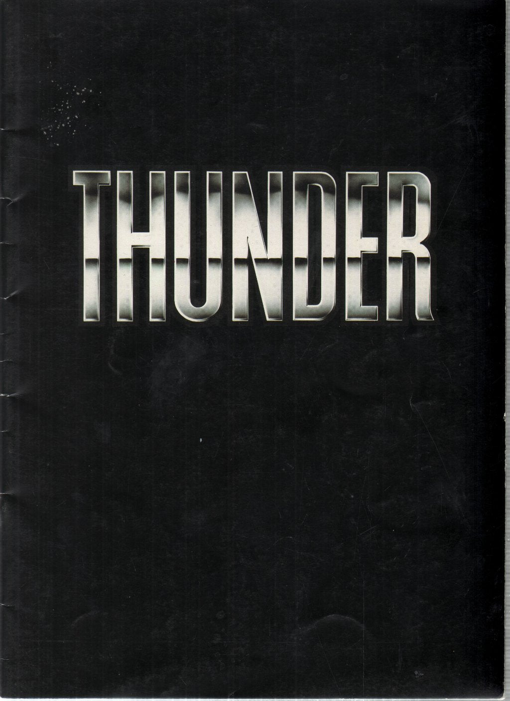 Thunder - Back Street Symphony - Tour Programme