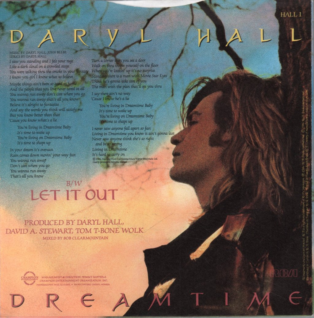 Daryl Hall - Dreamtime - 7 Inch