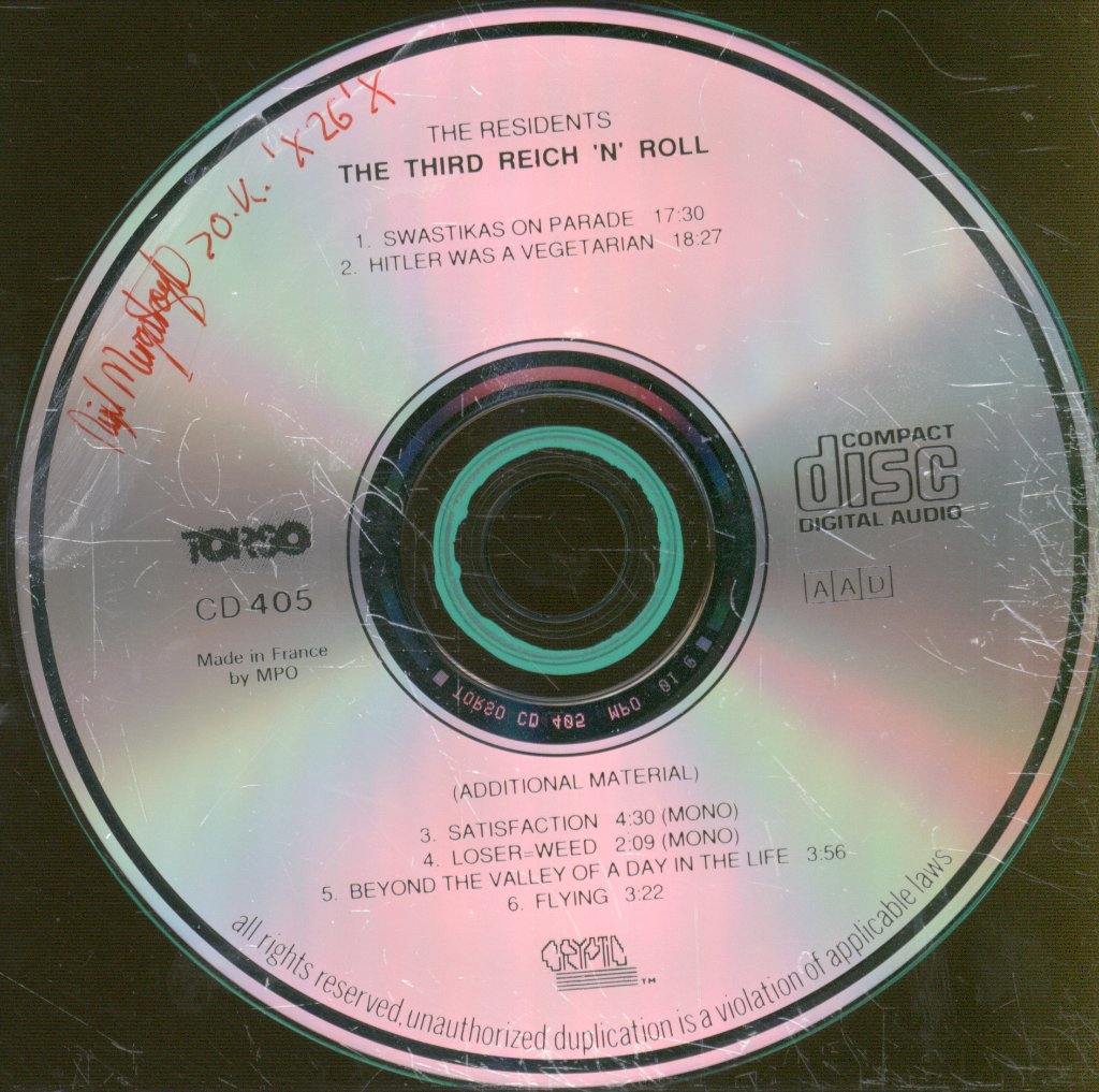 Residents - Third Reich 'N' Roll - Cd