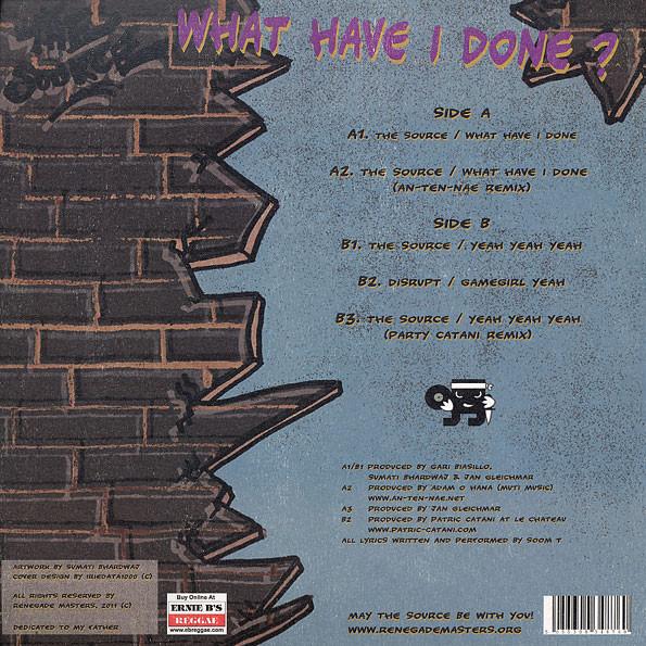 Source - What Have I Done - 12 Inch