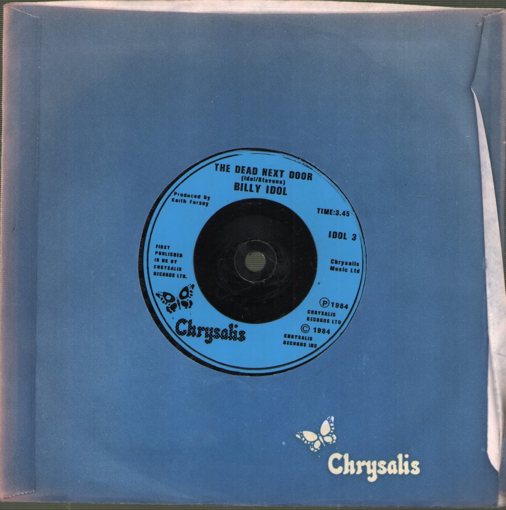 Billy Idol - Eyes Without A Face - 7 Inch