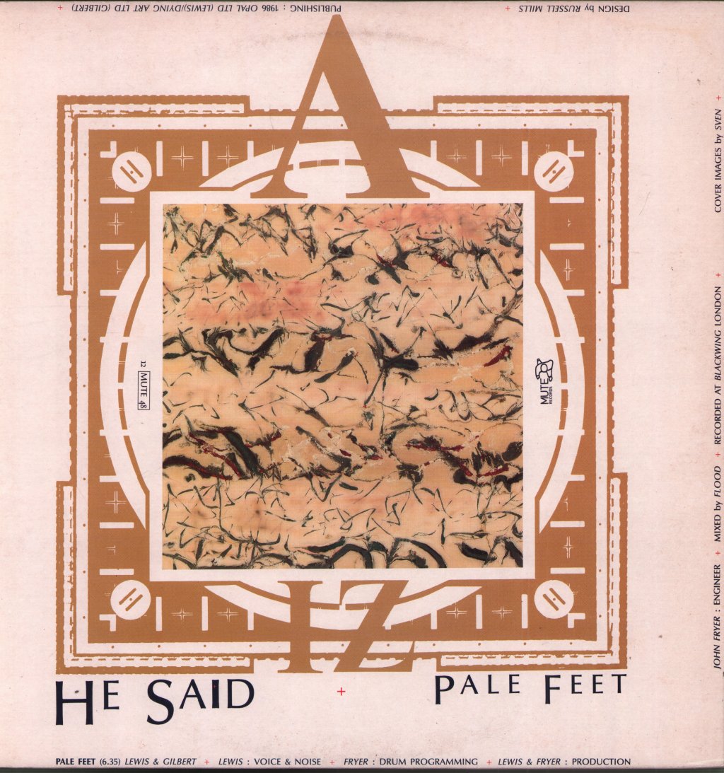 He Said - Pale Feet / Pulling 3gs - 12 Inch