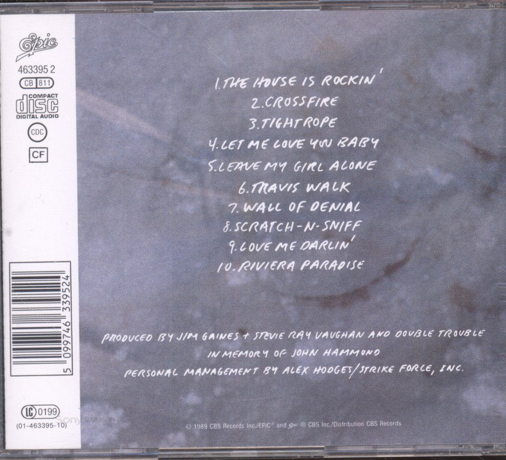 Stevie Ray Vaughan & Double Trouble - In Step - Cd