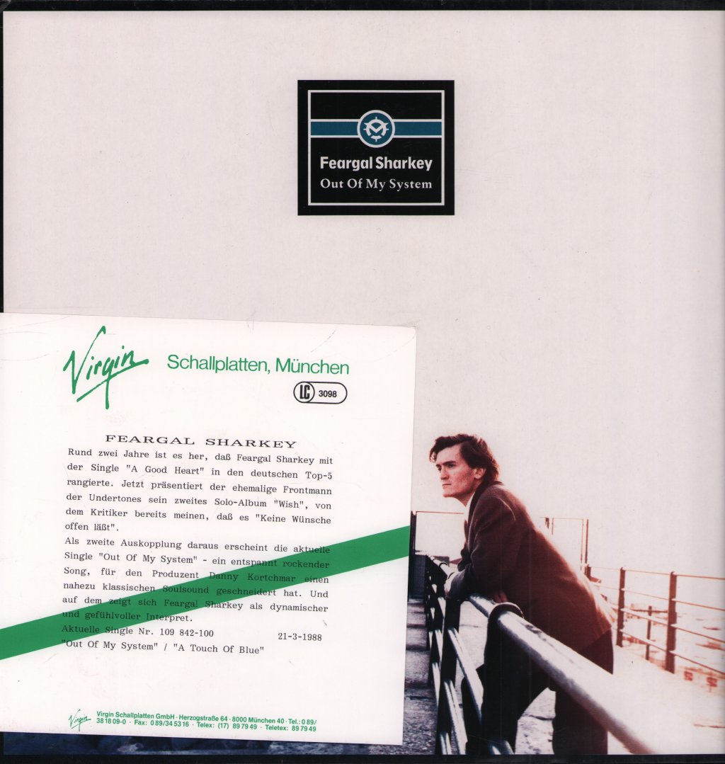 Feargal Sharkey - Out Of My System - 12 Inch