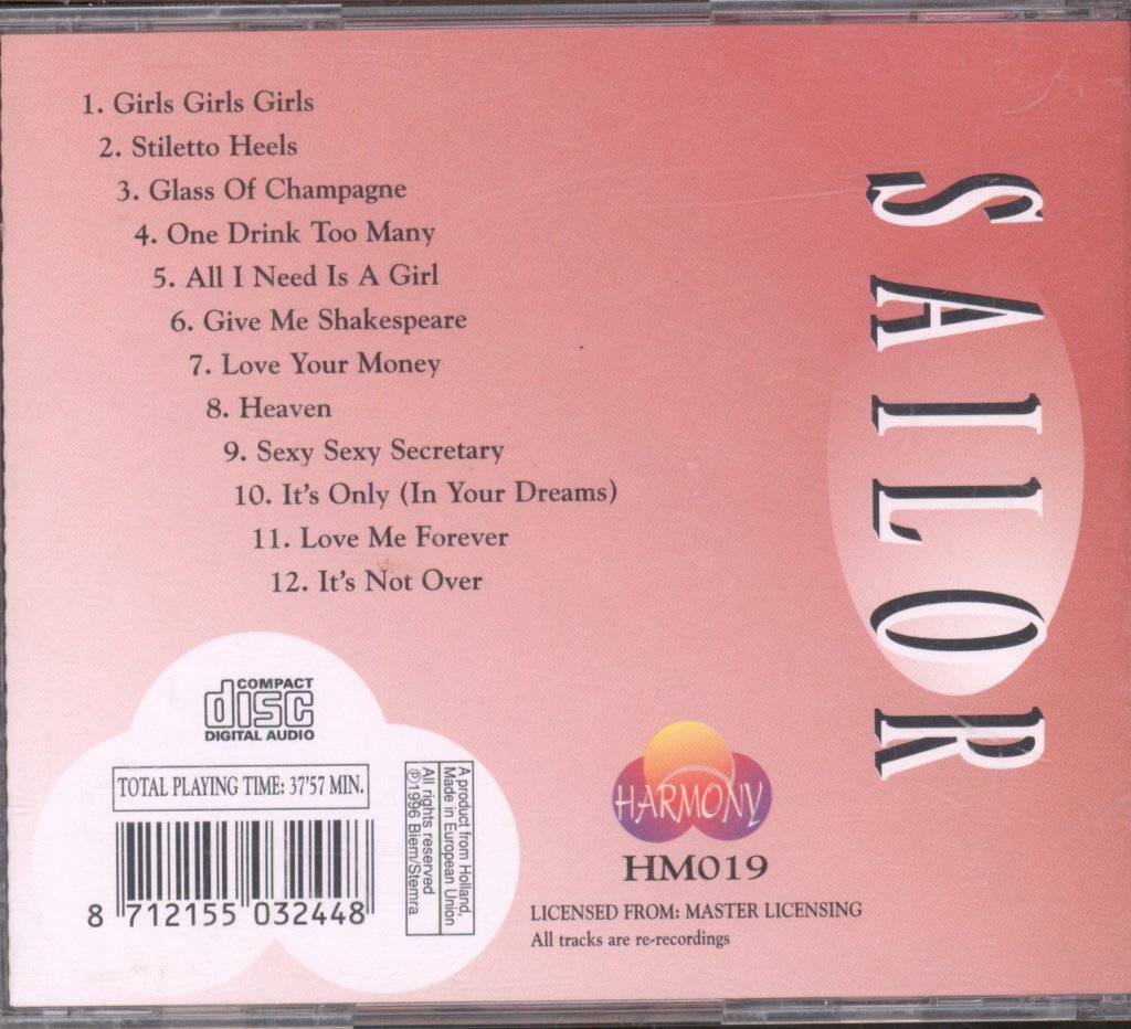 Sailor - Sailor - Cd