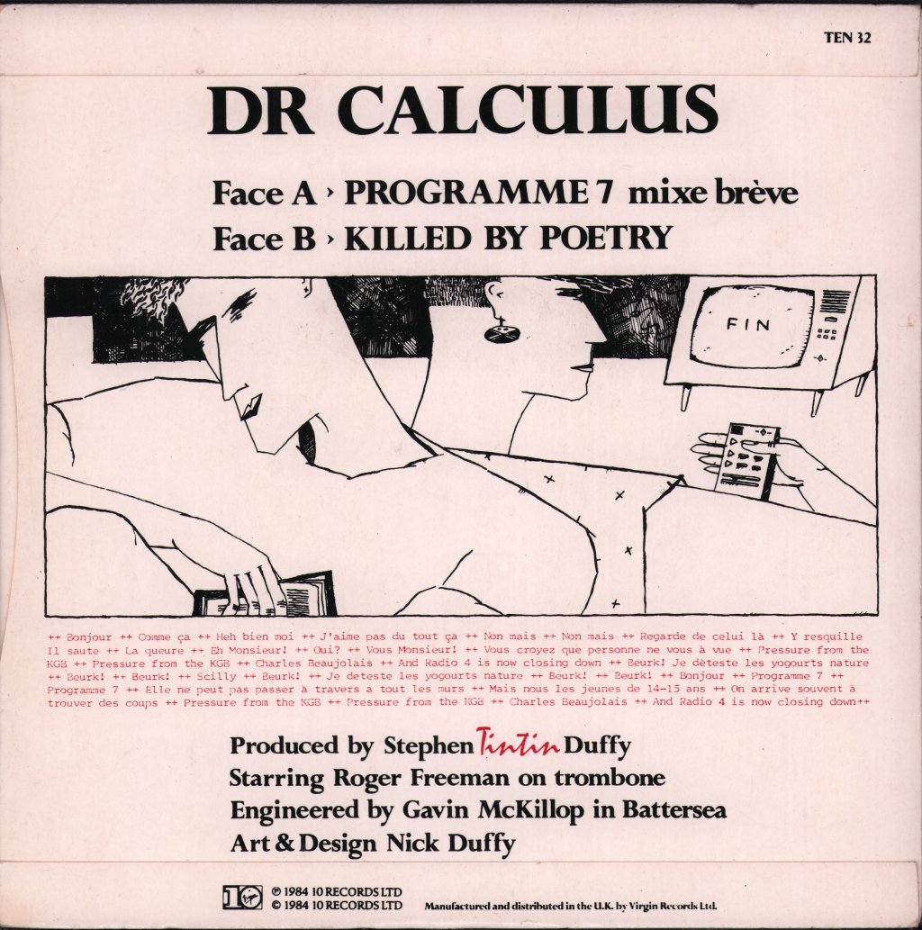 Dr Calculus - Programme 7 - 7 Inch