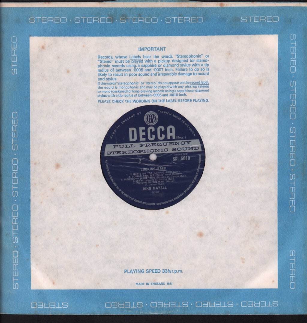 John Mayall - Looking Back - Lp
