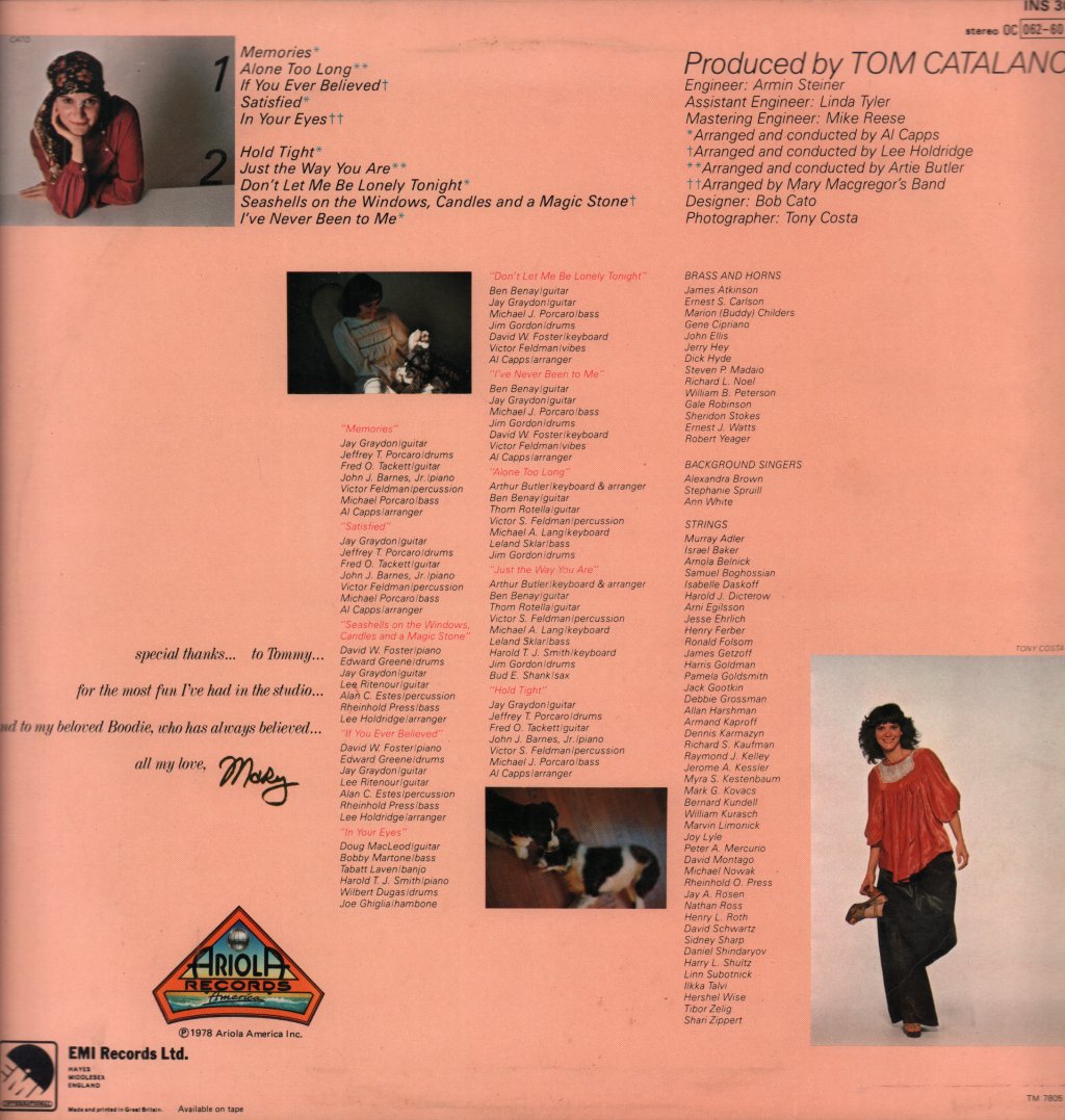 Mary Macgregor - In Your Eyes - Lp