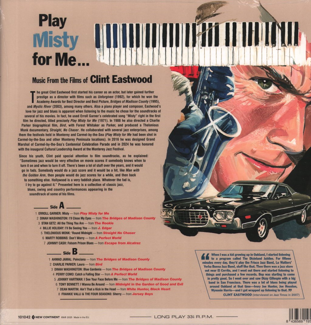 Various Artists - Play Misty For Me: Music From the Films of Clint Eastwood - Lp