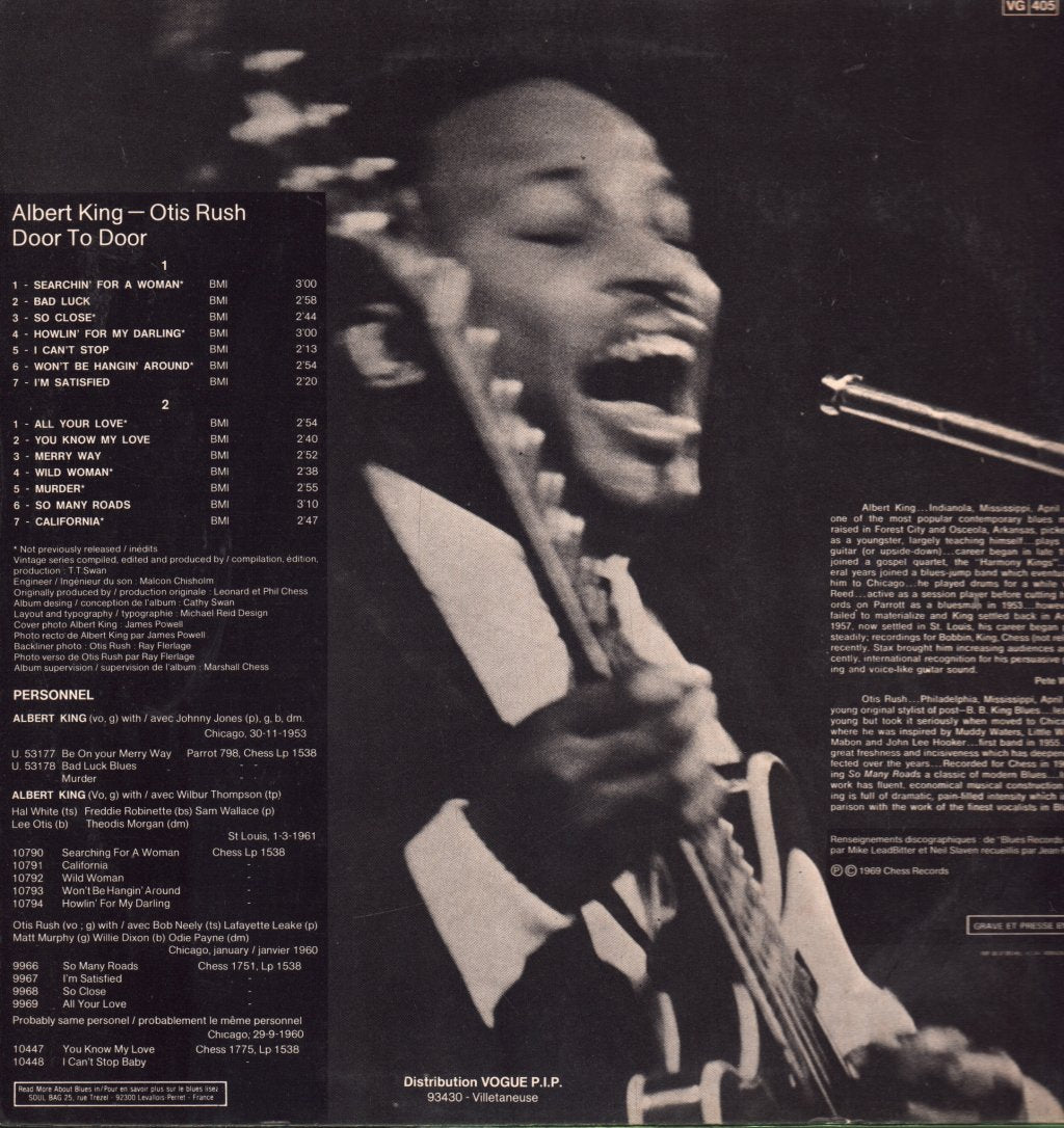 Albert King And Otis Rush - Door To Door - Lp
