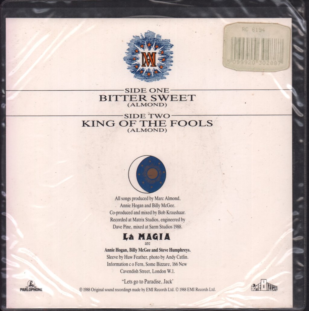 Marc Almond - Bitter Sweet - 7 Inch