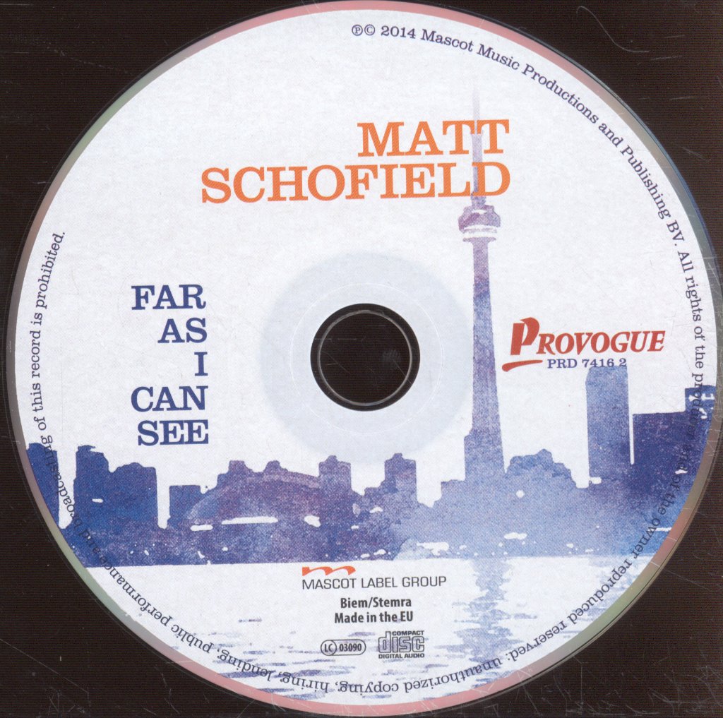 Matt Schofield - Far As I Can See - Cd