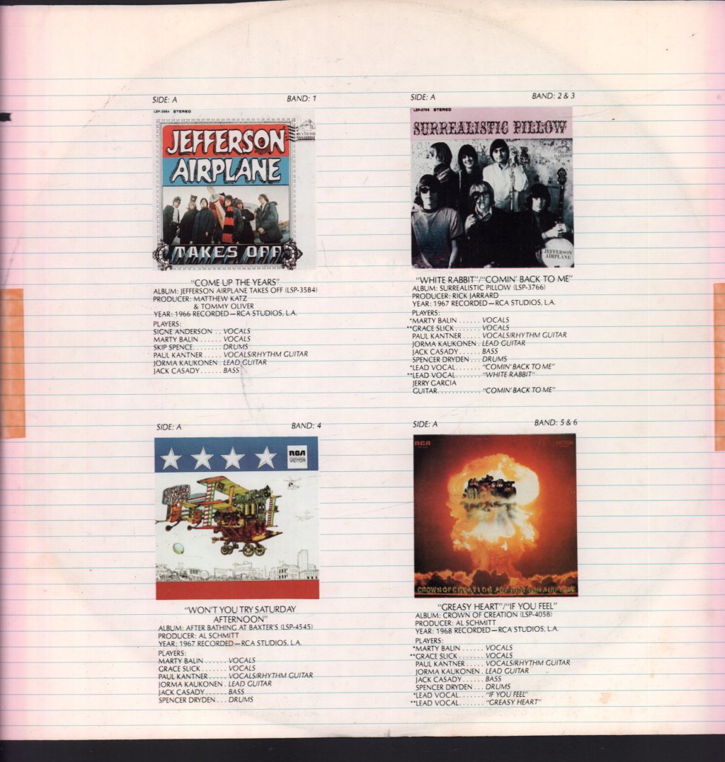 Jefferson Airplane - Flight Log - Double Lp