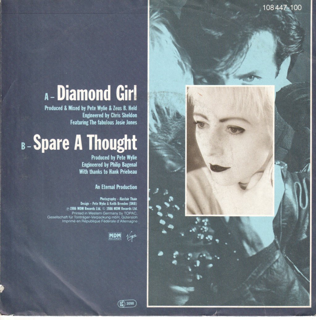 Pete Wylie - Diamond Girl - 7 Inch