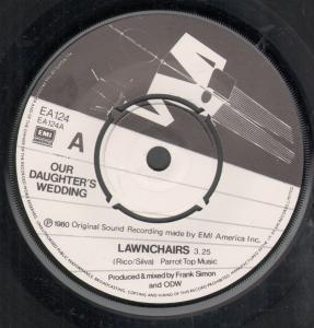 Our Daughters Wedding - Lawnchairs - 7 Inch