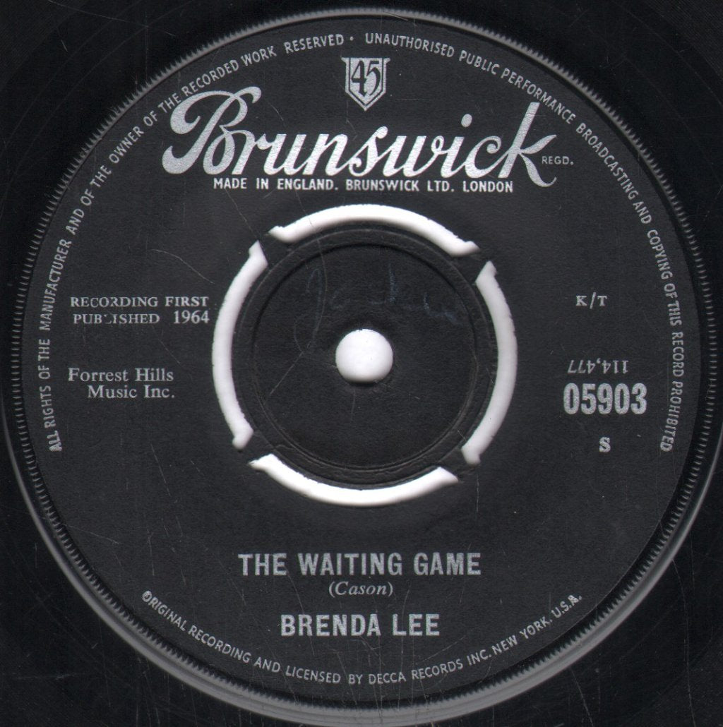 Brenda Lee - Waiting Game - 7 Inch