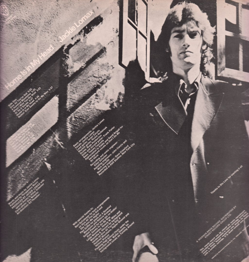 Jackie Lomax - Home Is In My Head - Lp