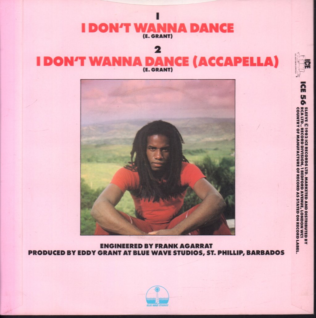 Eddy Grant - I Don't Wanna Dance - 7 Inch