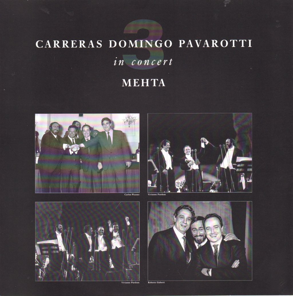 Carreras Domingo Pavarotti - In Concert - Lp