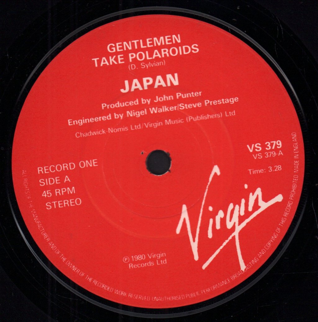 Japan - Gentlemen Take Polaroids - Double 7 Inch