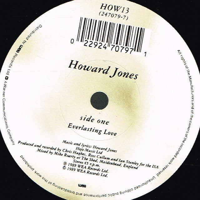 Howard Jones - Everlasting Love - 7 Inch