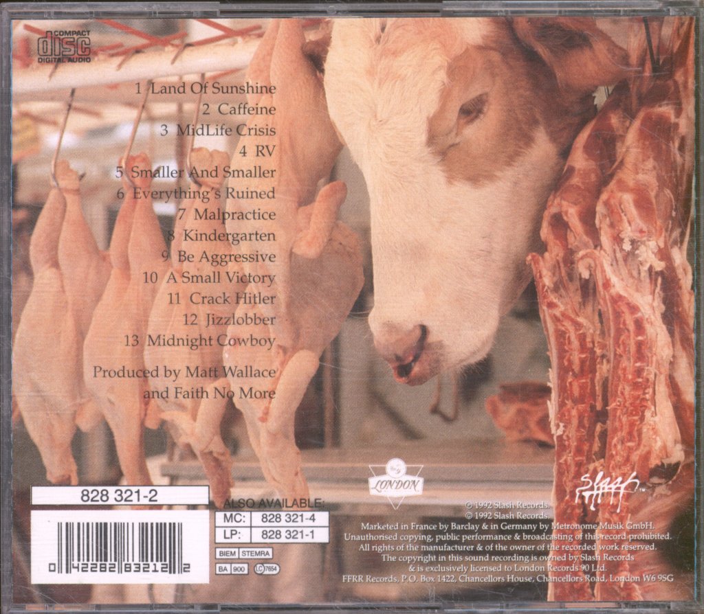 Faith No More - Angel Dust - Cd