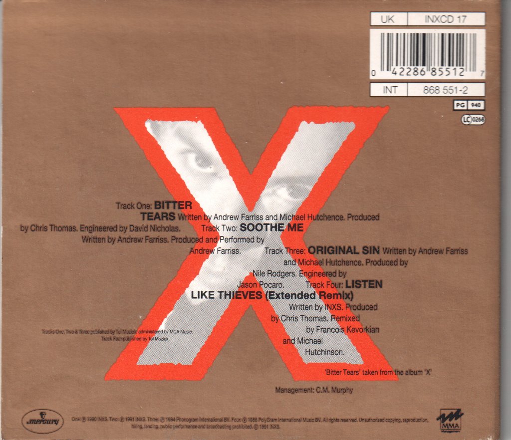 INXS - Bitter Tears - Cd
