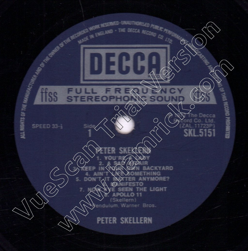 Peter Skellern - You're A Lady - Lp