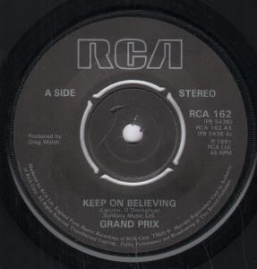 Grand Prix - Keep On Believing - 7 Inch