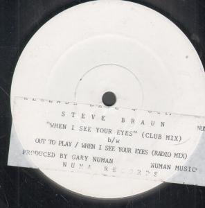 Steve Braun - When I See Your Eyes - 12 Inch