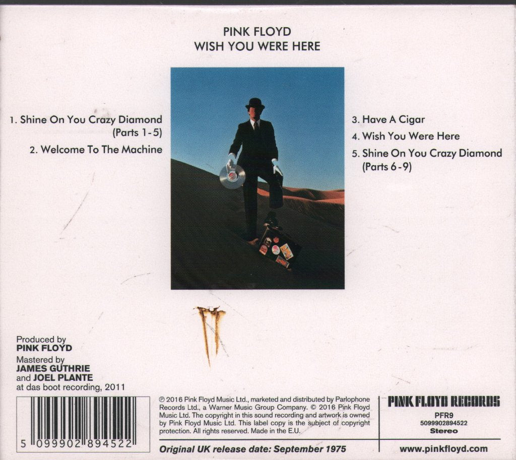 Pink Floyd - Wish You Were Here - Cd