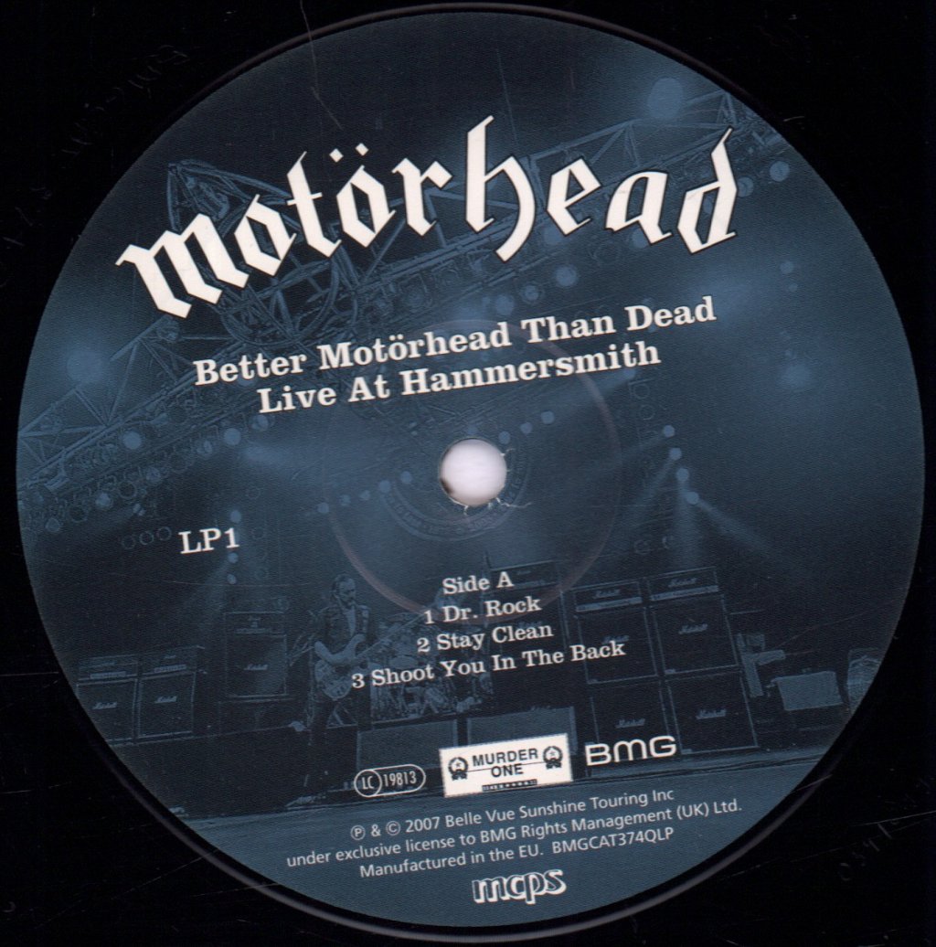 Motorhead - Better Motorhead Than Dead Live At Hammersmith - Lp Box Set