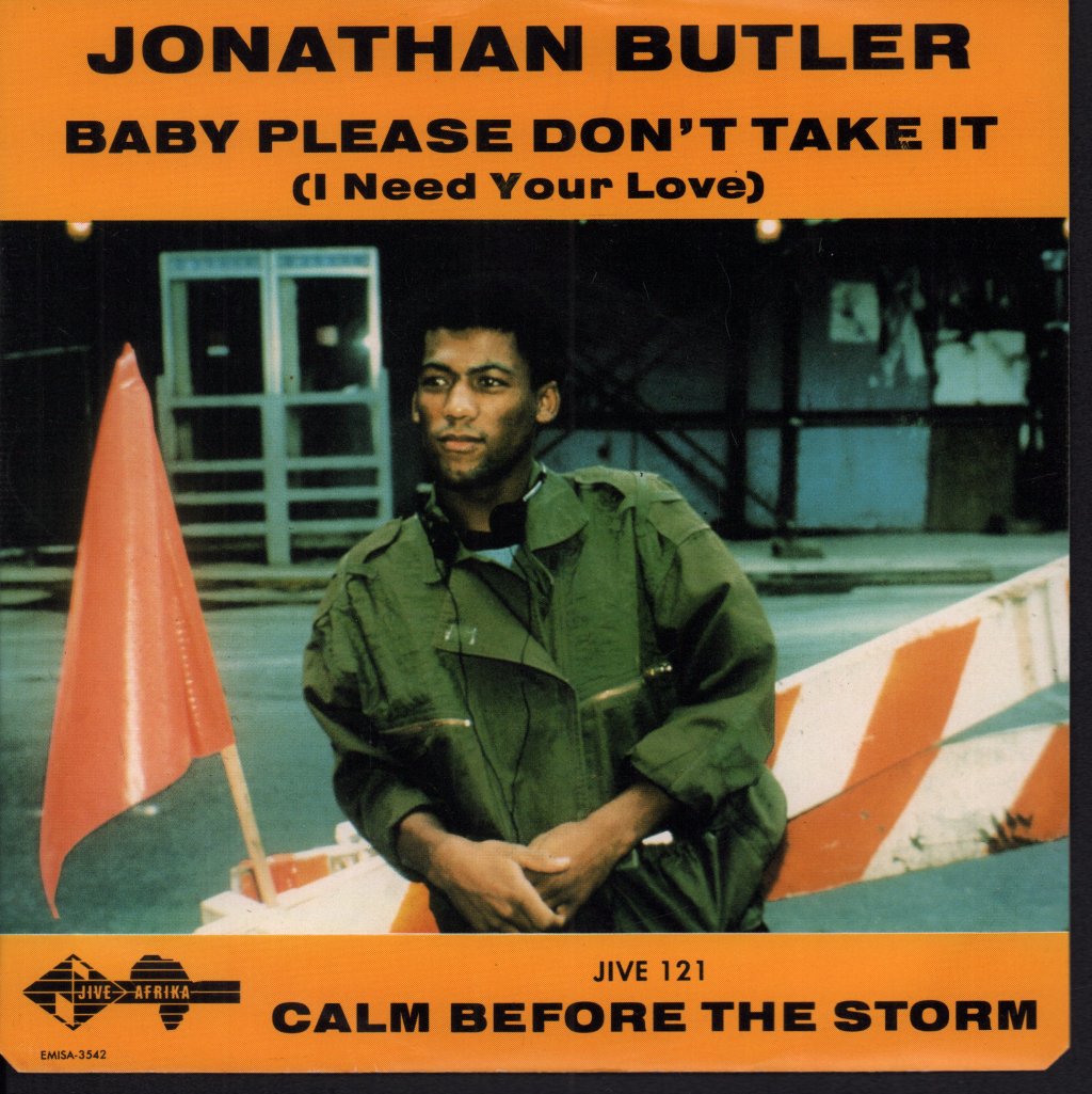 Jonathan Butler - Baby Please Don't Take It - 7 Inch