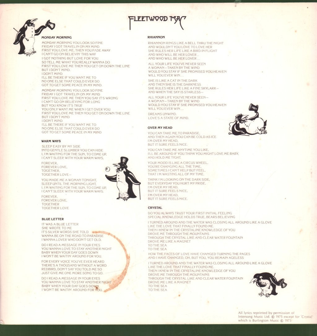 Fleetwood Mac - Fleetwood Mac - Lp
