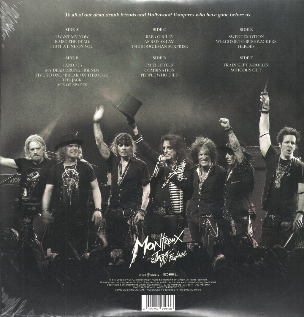Hollywood Vampires - At Montreux Jazz Festival - Triple Lp