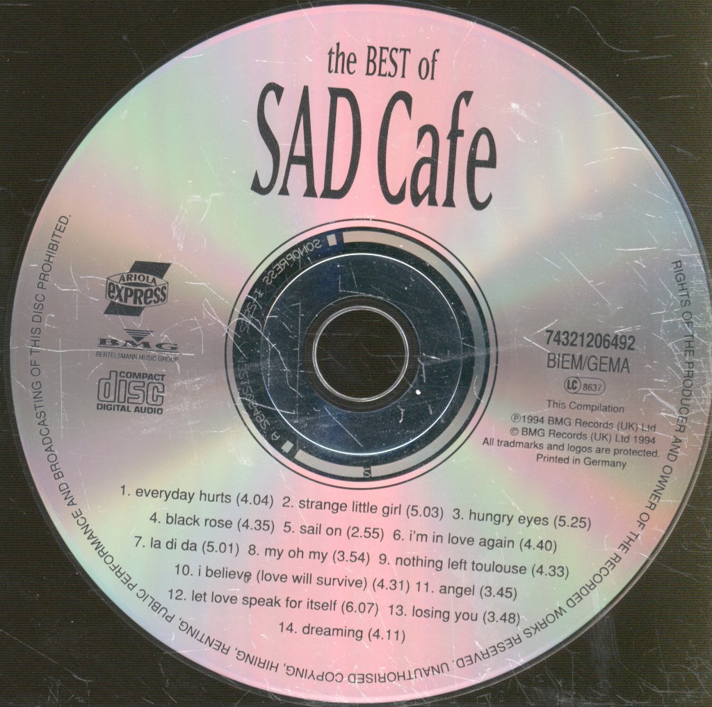 Sad Café - Best Of Sad Cafe - Cd